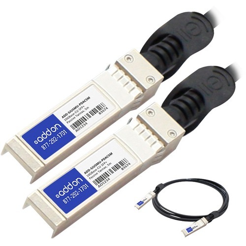 AddOn Juniper Networks EX-SFP-10GE-DAC-5M to Multiple OEM Compatible TAA  Compliant 10GBase-CU SFP+ to SFP+ Direct Attach Cable (Passive Twinax, 5m)