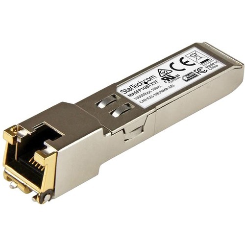 StarTech.com Cisco Meraki MA-SFP-1GB-TX Compatible SFP Module - 10/100 ...