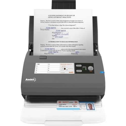 Ambir Technology, Inc Ambir ImageScan Pro 830ix Sheetfed Scanner - 600