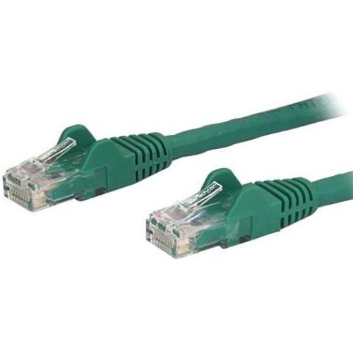6in Green Cat6 Patch Cable with Snagless RJ45 Connectors