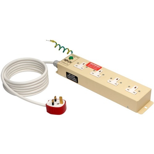 Tripp Lite UK BS1363 MedicalGrade Power Strip with 4 UK Outlets, 3m