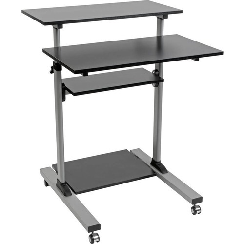 Tripp Lite Rolling Standing Deskworkstation On Wheels Height