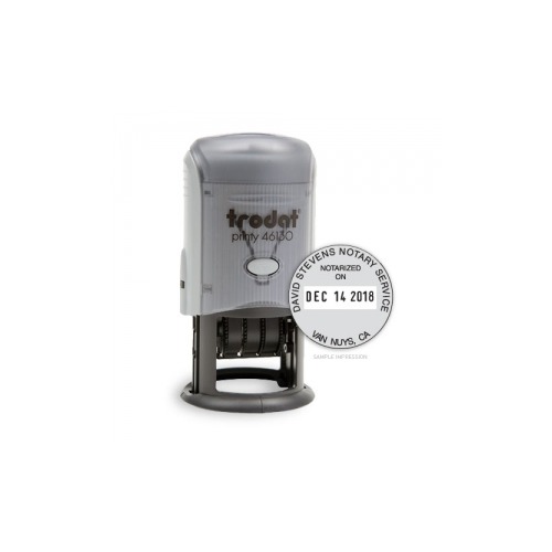 Trodat 46130 Printy Circular Date Stamp - TDTSL1003 - Shoplet.com