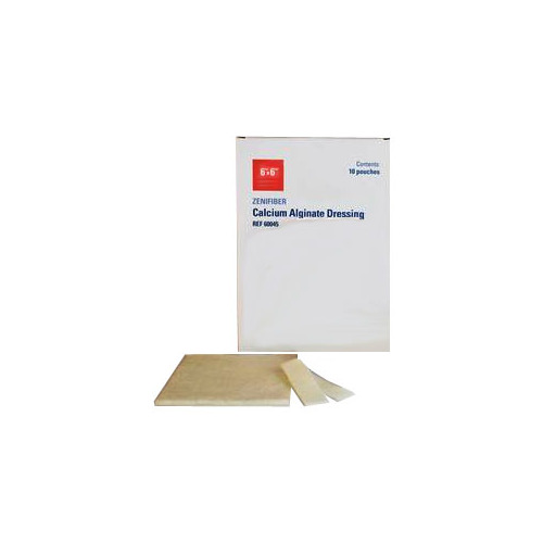 Focus Health Group Inc ZeniFiber Calcium Alginate Wound Dressing, 6" x 6" -  ZM600660 - Shoplet.com