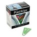 Baumgartens X-Large Plastic Paper Clips - Assorted Colors, 50 Per Box, Rustproof & Acid-Free